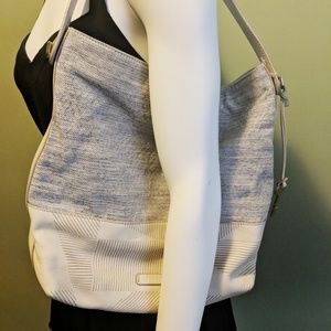 Maya style Fossil bag with Navy detail